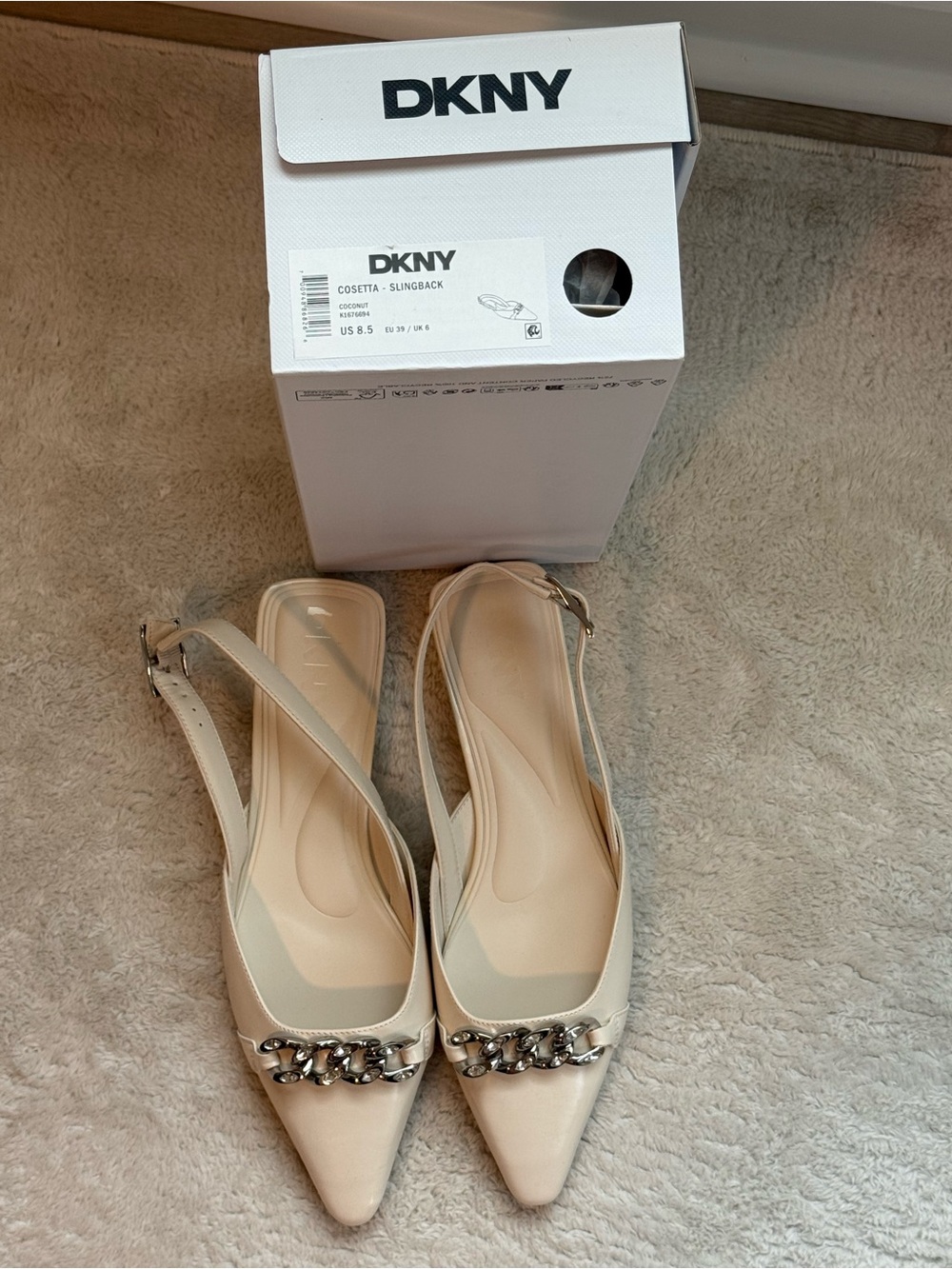 DKNY Cosetta Slingback, Size 8.5